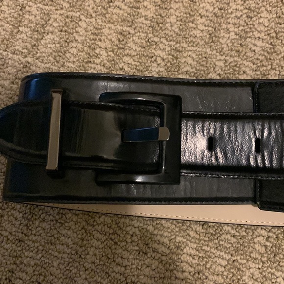 Cue Genuine Leather Waist Belt Black - Picture 2 of 5